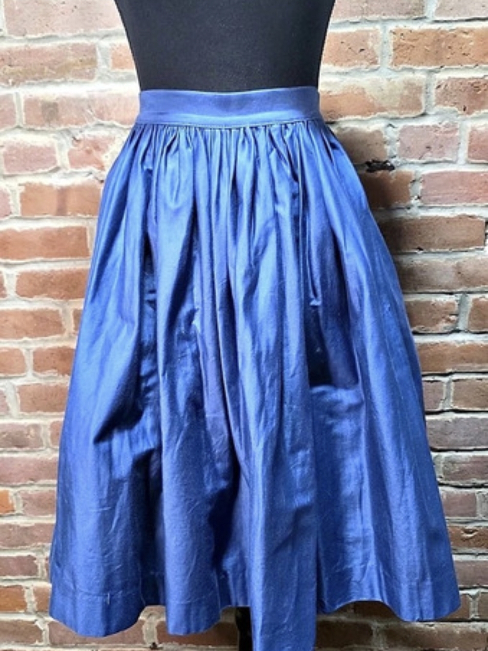 Pinup Couture Blue Full Midi Skirt Size 3XL Like New